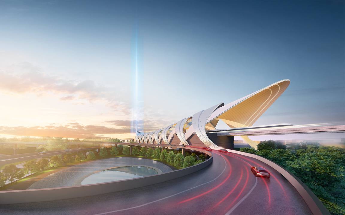 Artist’s impression of Bukit Chagar station